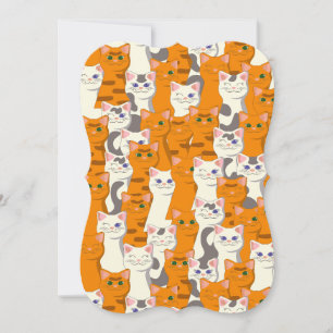 White and ginger cats pattern green eyes blue eyes