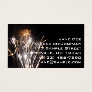 White and Gold Fireworks II Patriotic Celebration