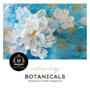 White and Gold Floral Wedding Decoupage Tissue Paper