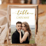 White and Gold Wedding Photo Table Number Cards<br><div class="desc">Introducing our White and Gold Theme Wedding Photo Table Number Cards, where sophistication meets personalisation. Elevate your reception with these sleek, black cards adorned with opulent gold accents, perfectly complementing your wedding theme. Add a touch of sentimentality by showcasing cherished photos on each card, creating a unique and elegant way...</div>