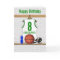 White and Green Basketball Jersey Birthday