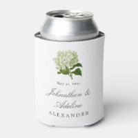 White and Green Hydrangea Wedding Favour