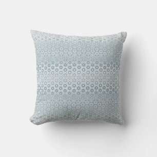 White and Grey Geometric Mosaic Coffee Mug Cushion