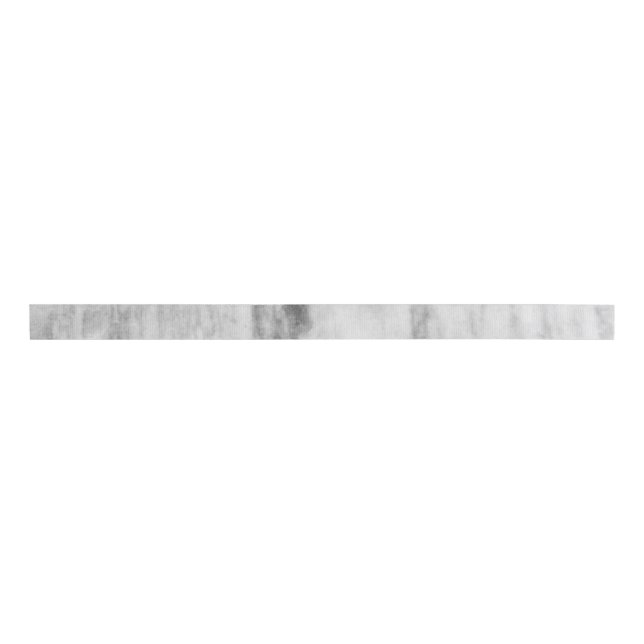 White And Grey Marble Texture Pattern Grosgrain Ribbon (Front)