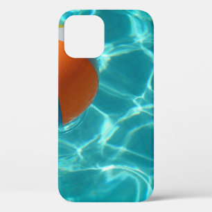 White and multicolored beach ball iPhone 12 case