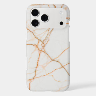 White And Orange Marble
