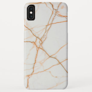 White And Orange Marble Case-Mate iPhone Case