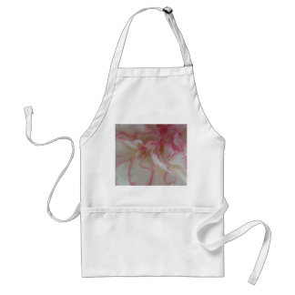 White and Pink Carnation Apron