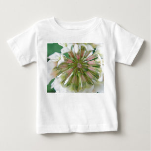 White and pink clover flower baby T-Shirt
