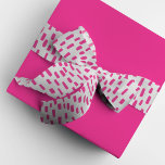 White and Pink Dashing Dots Grosgrain Ribbon<br><div class="desc">Add a pop of colour to your gifts this year with this White and Pink Dashing Dots ribbon. Choose your size,  material,  and one of the six different colour options (plus the inverted colours!). Pair with the full Dashingly Bright collection to make this a cheerful holiday through and through!</div>