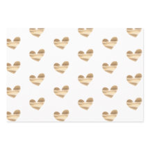 White and Pink Gold Glam and Leopard Hearts
