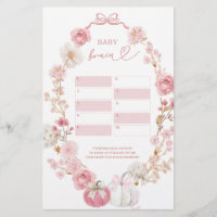 White and Pink Little Pumpkin Baby Brain Games