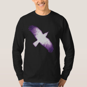 White and Purple Crow T-Shirt