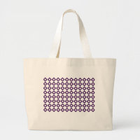White and Purple Diamond Pattern