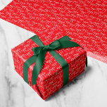 White and Red Simple Bows Pattern Wrapping Paper<br><div class="desc">A sweet and simple pattern of white hand-drawn bows on a cherry red background makes this wrapping paper roll a chic choice for Christmas,  Valentine's Day,  wedding,  or other gifting occasions. Customise the background with any colour of your choice to make something truly special and unique to your occasion.</div>