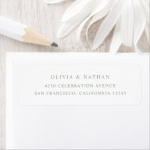 White and Sage Green | Simple Elegant Text