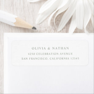 White and Sage Green   Simple Elegant Text
