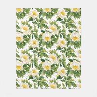 White and yellow Claire de Lune peonies