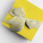 White and Yellow Dashing Dots Grosgrain Ribbon<br><div class="desc">Add a pop of colour to your gifts this year with this White and Yellow Dashing Dots ribbon. Choose your size,  material,  and one of the six different colour options (plus the inverted colours!). Pair with the full Dashingly Bright collection to make this a cheerful holiday through and through!</div>