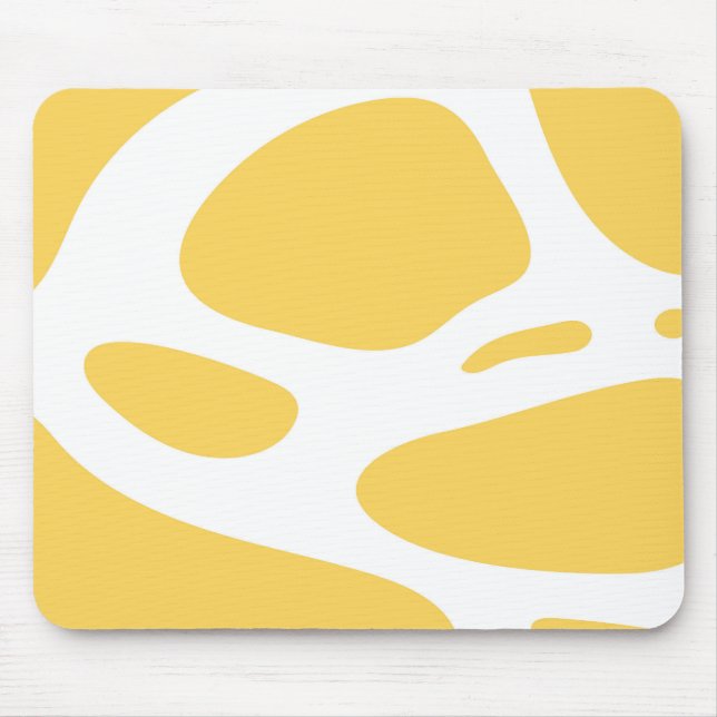 White and yellow mouse pad (Front)