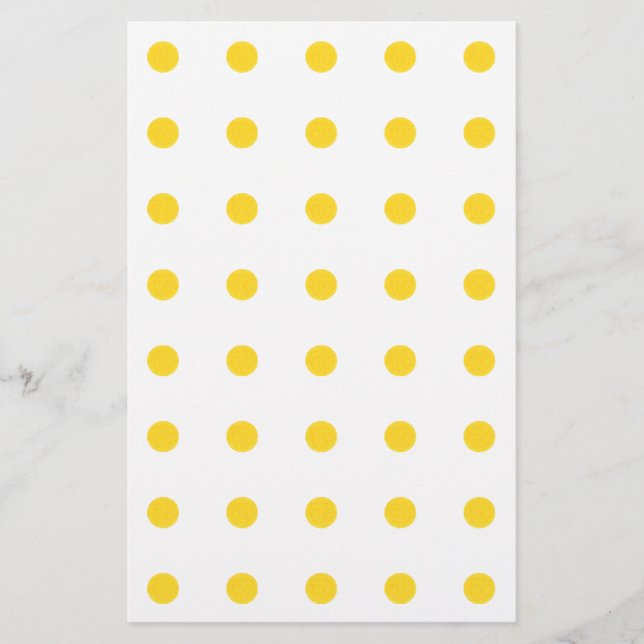 White and Yellow Stationery (Front)