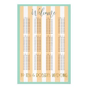 White and Yellow Stripes & Purple Trim Photo Print