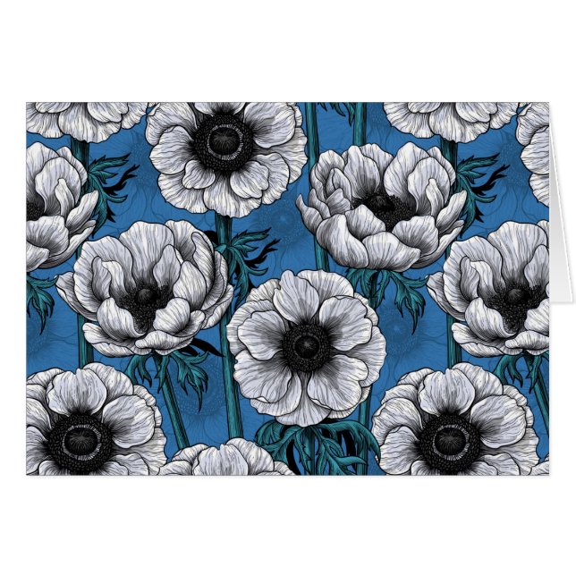 White anemone garden (Front Horizontal)