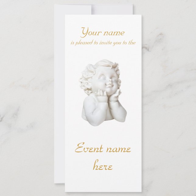 White Angel Invitation (Front)