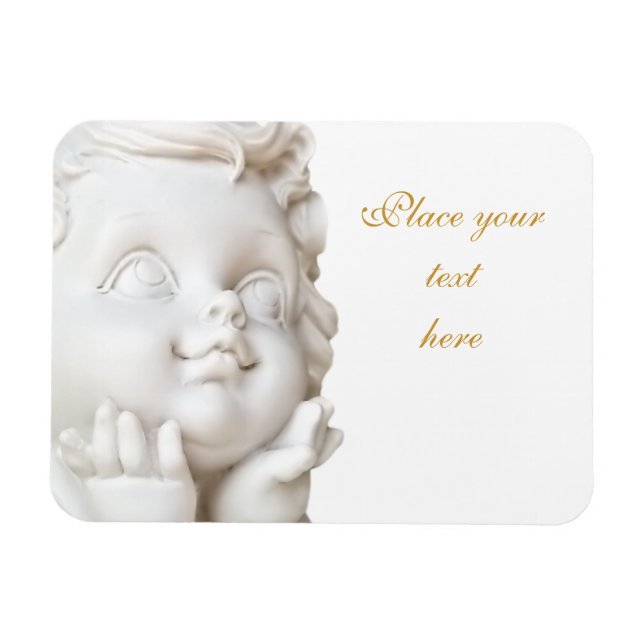 White Angel Magnet (Horizontal)