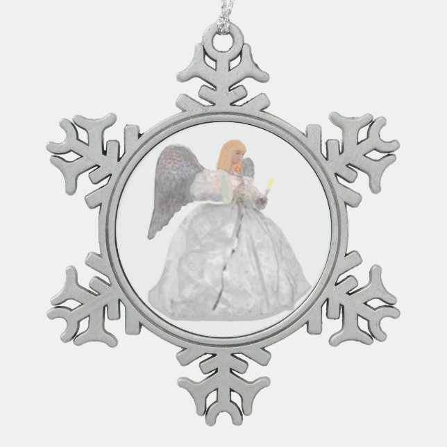 White Angel Ornament (Front)