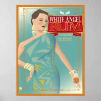 White Angel Rum poster
