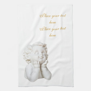 White Angel Tea Towel