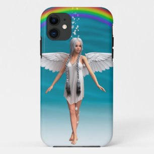 White Angel under the Rainbow Case-Mate iPhone Case