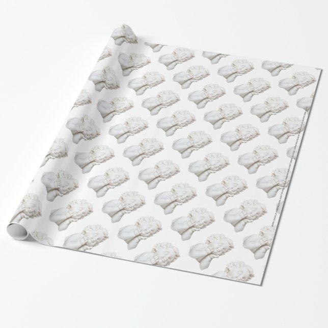 White Angel Wrapping Paper (Unrolled)