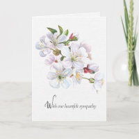 White Apple Blossom Sympathy