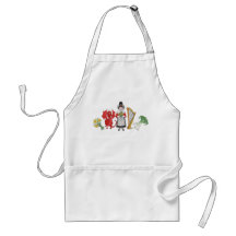 White Apron: Welsh Daffodils Dragon Leeks Harp