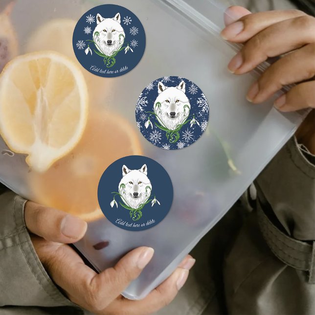 White Arctic Wolf Snowdrop Flowers (Creator Uploaded)