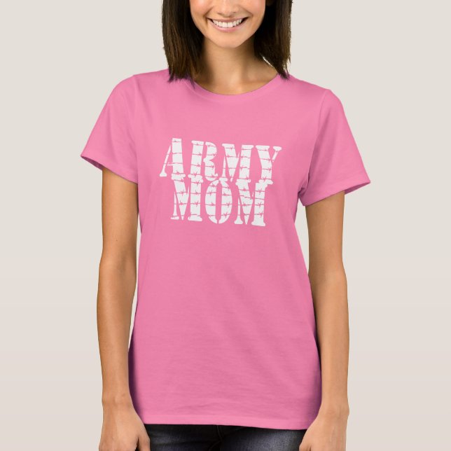 White Army Mum Women's Shirts (Front)