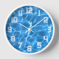 White Athletic Outline Grunge Number Swimming Pool