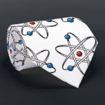 White Atom Molecule Pattern Teacher Science Tie<br><div class="desc">This cute atom molecule pattern is great for the scientist,  teacher,  or science lover in your life.</div>