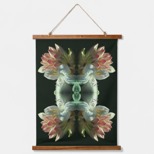 White Azalea Flower Blossom And Bud Abstract Hanging Tapestry