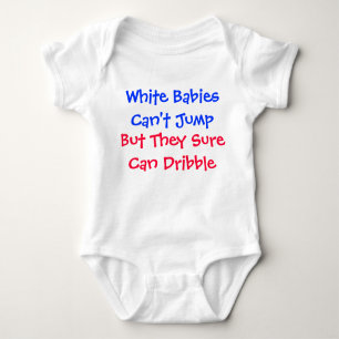 White Babies Can't Jump Baby Bodysuit