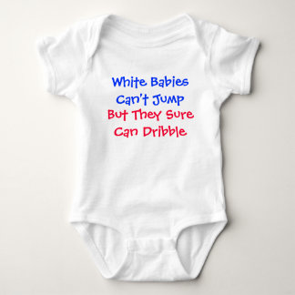 White Babies Can't Jump Baby Bodysuit