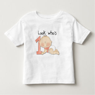 White Baby Girl 1st Birthday Tshirts and Gifts