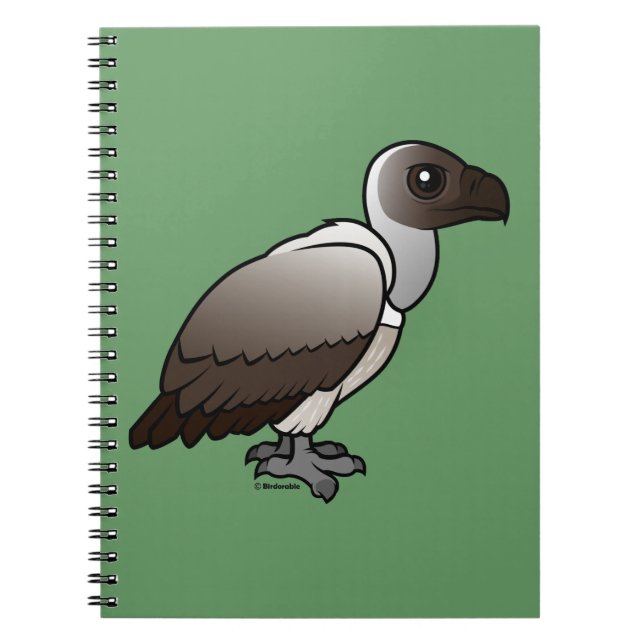 White-backed Vulture Spiral Notebook (Front)