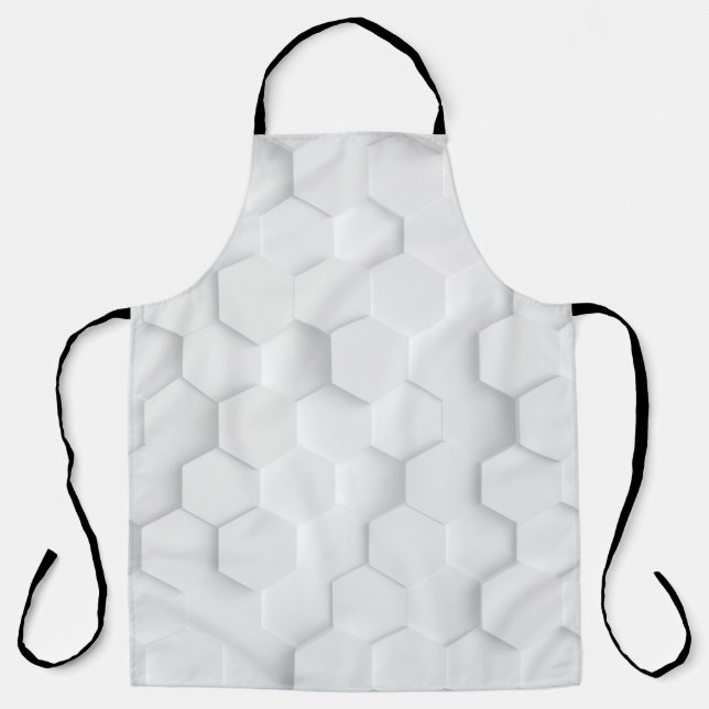 White background texture. 3d illustration, 3d ing. apron (Front)