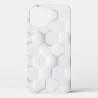White background texture. 3d illustration, 3d ing. iPhone 12 case