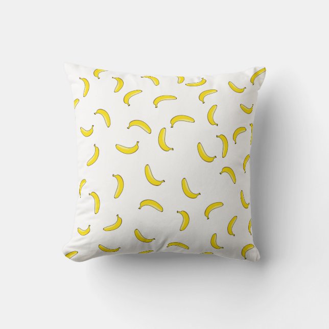 White Banana Cushion (Front)