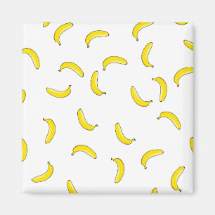White Banana Magnet