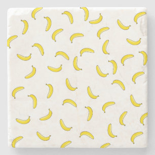 White Banana Stone Coaster